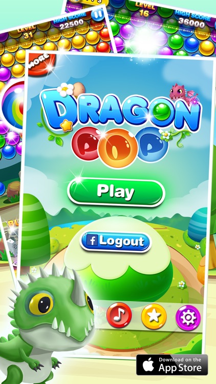 how many levels in bubble shooter dragon pop