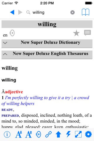 New Deluxe English Dictionary And Thesaurus screenshot 4