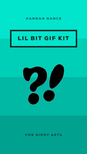 Lil Bit Gif Kit - Animated Type by Hanna