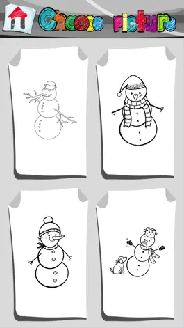 Game screenshot Snowman Coloring Book apk