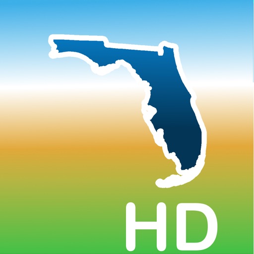Aqua Map Florida FL Lakes HD - GPS Nautical Charts