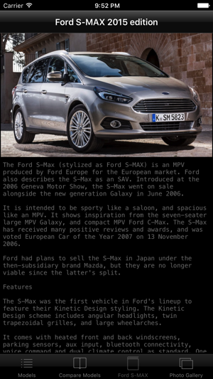 Specs for Ford S-MAX 2015 edition(圖4)-速報App