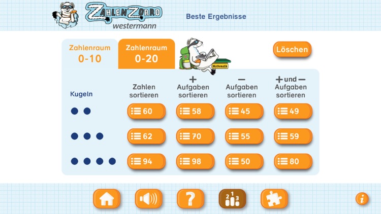 Zahlenzorro Plus und minus trainieren screenshot-3