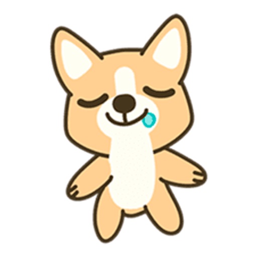 Corgi Text Stickers