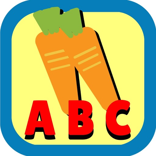 Vegetable ABC Learn Alphabet Tracing iOS App
