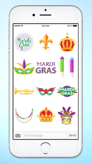 Mardi Gras Carnival Sticker Pack(圖5)-速報App