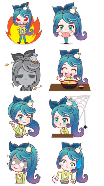 Mobile Girl Stickers screenshot-4