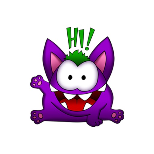 Purple Gremlin stickers by CandyASS icon