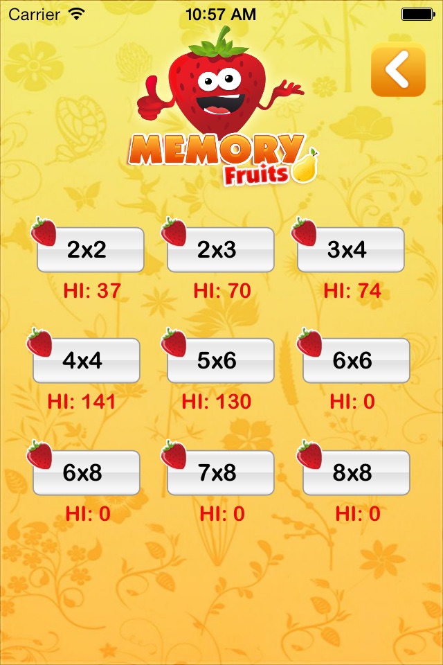 Memory Fruits - Freemium Match Game screenshot 3