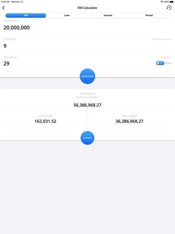 EMI Calculator & Loan Planner screenshot 2