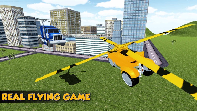 Flying Hover Robot Bike: Riding Simulator screenshot-3