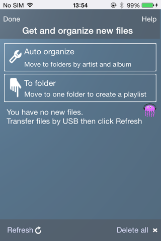 Jellyfish Music Player - náhled