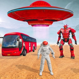 Mars Battle 3D: Bus Robot Game