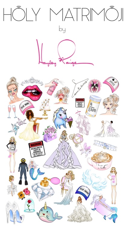 Holy Matrimoji Wedding Stickers