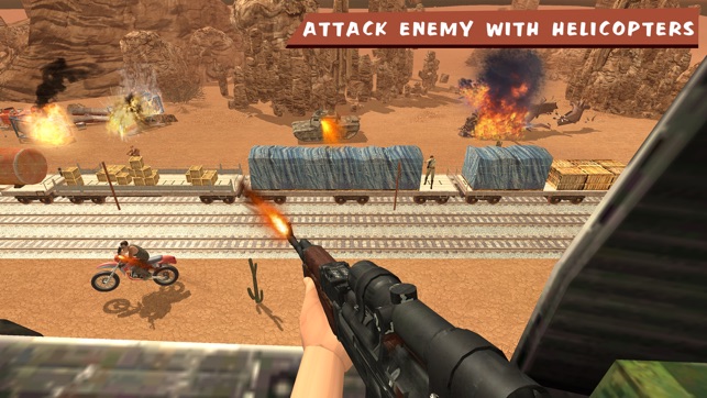 Train Sniper Furious Attack 3D