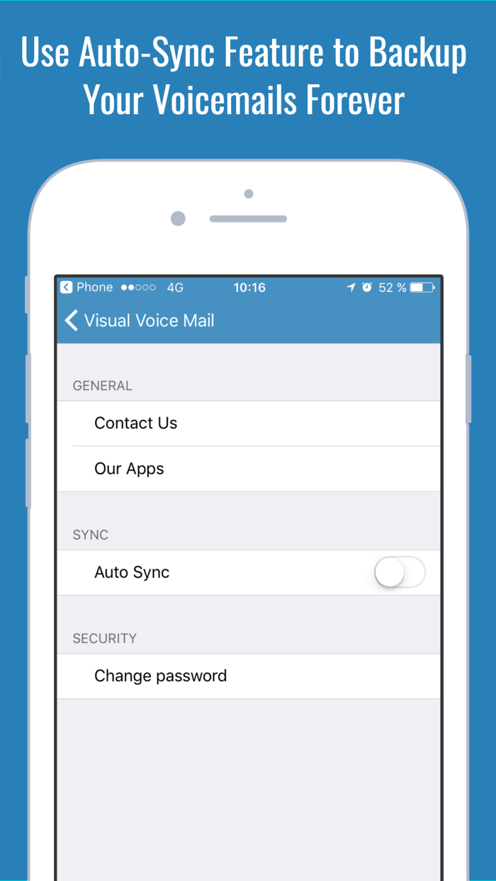 Visual VoiceMail Backup for Message, Mail  Voice