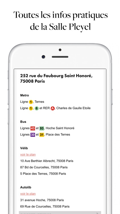 Salle Pleyel : concerts, spectacles, billetterie screenshot-3