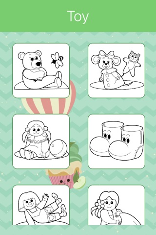 Coloring Book of Toys for Kids & Toddlers screenshot 3
