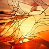 Broken Mirror Sunset Wallpapers HD-Art Pictures