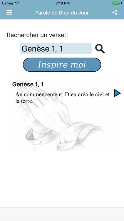 Parole de Dieu du Jour Bible Segond