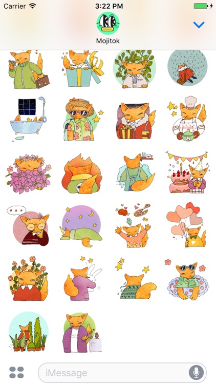 Fox Mori Stickers