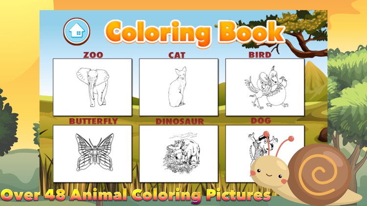 2 in 1 Animals Jigsaw Puzzles And Coloring For Kid screenshot-3