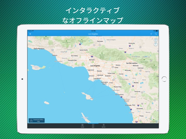 ロサンゼルス オフラインマップと旅行ガイド をapp Storeで