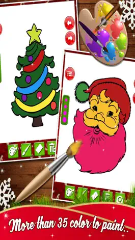 Game screenshot Xmas Coloring Book For Kids hack