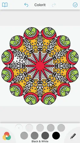 Game screenshot coloring book mandala art therapy nature for adult apk