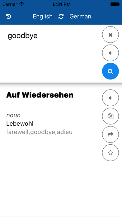 German English Translate screenshot 2