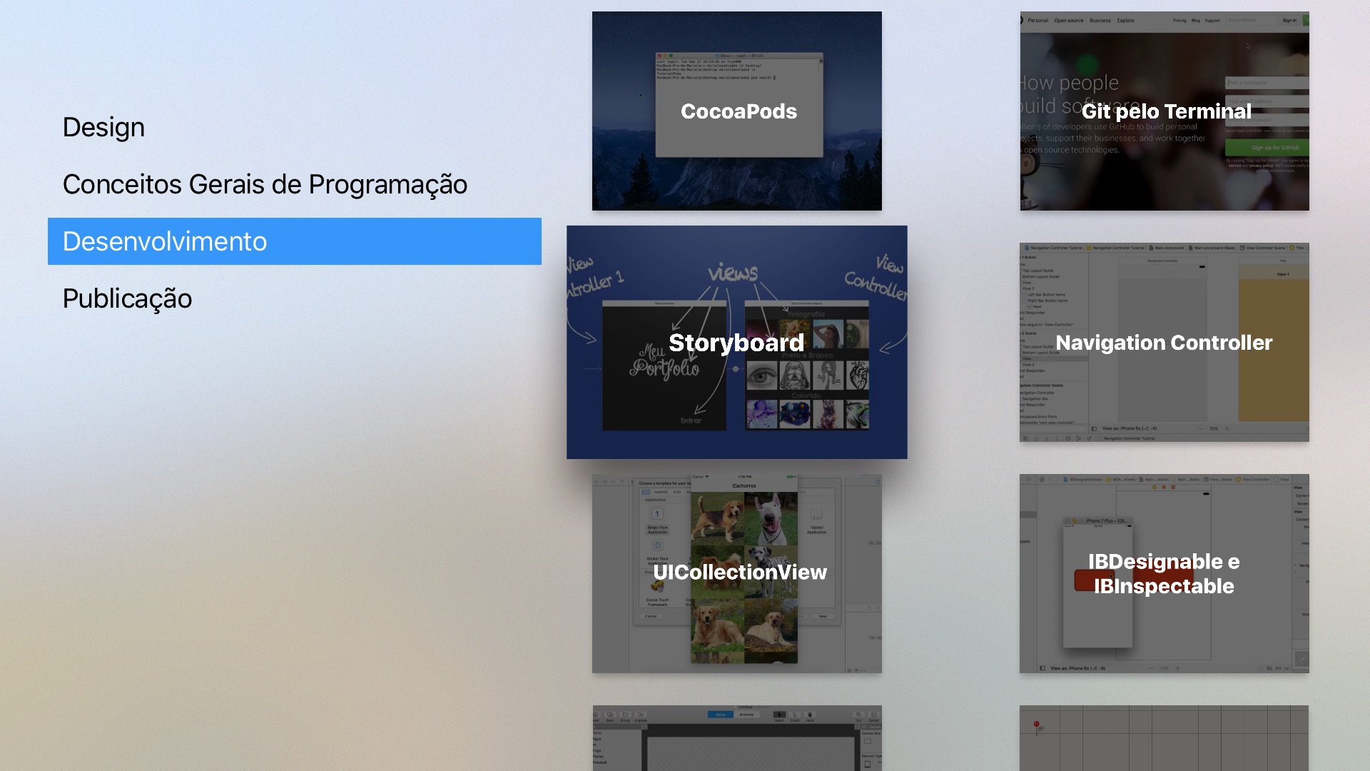 Screenshot do app DEV PUC-Rio