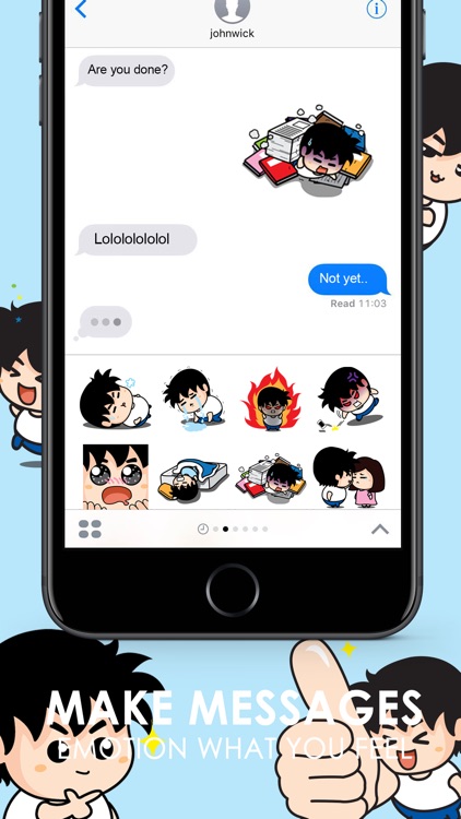 AGAPAE Stickers Emoji Keyboard By ChatStick screenshot-4