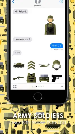 Game screenshot Army Soldiers Stickers for iMessage apk