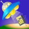 Icon UFO Vacuuming up