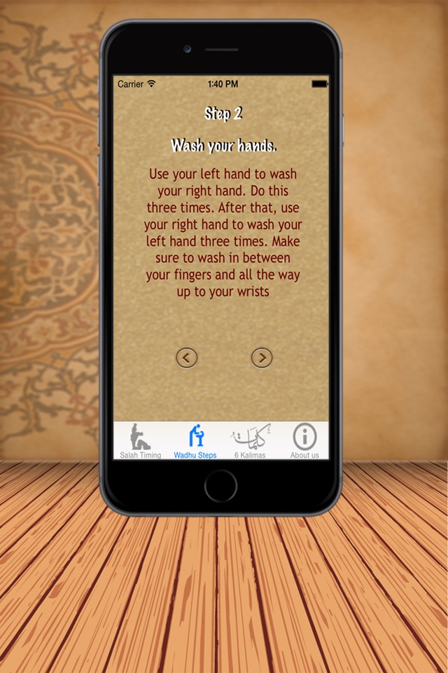 Salah Timing - Six Kalmas And Wadhu Steps screenshot 4