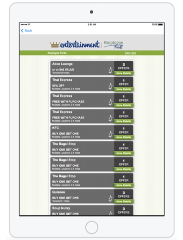 Employee Perks HD screenshot 2
