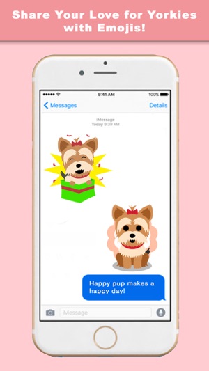 YorkieLoveMoji - Stickers & Keyboard for Yorkies(圖3)-速報App