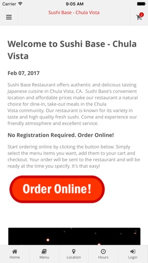 Sushi Base - Chula Vista