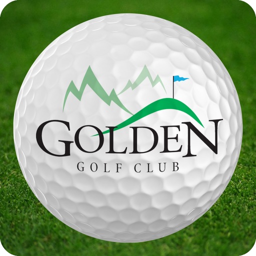 Golden Golf Club Icon