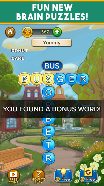 Word Balloons Word Search Game screenshot-3