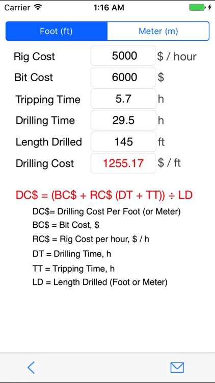 Drilling Co$t (Lite)