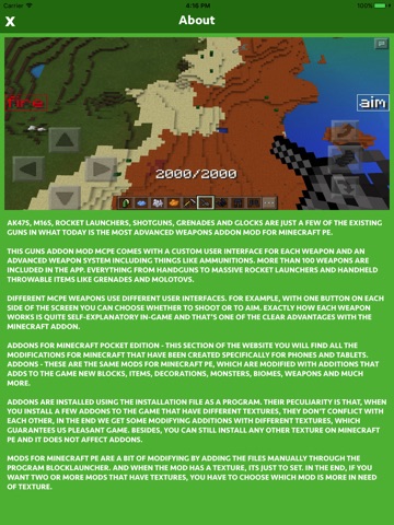 GUNS ADDON & MODS for Minecraft Edition screenshot 3
