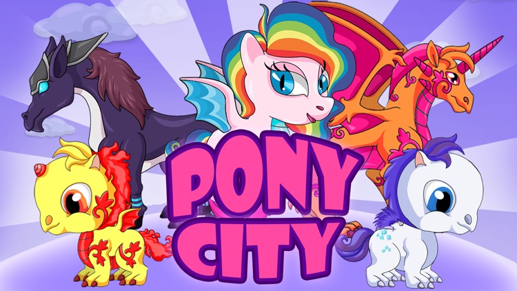 Pony City - Girls pet unicorn evolution games