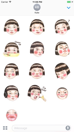 Yazmin The Lovely And Happy Girl English Stickers(圖3)-速報App