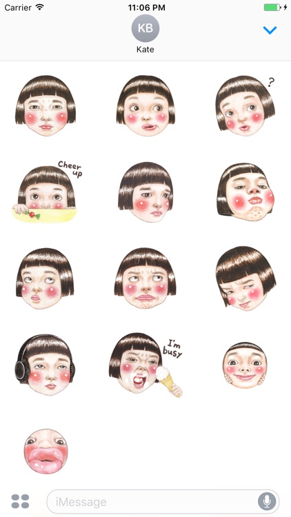 Yazmin The Lovely And Happy Girl English Stickers