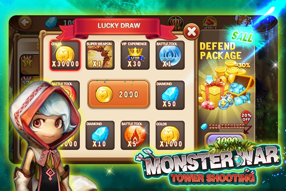 Monster War(Tower Shooting)-Shoot Game screenshot 4