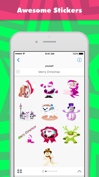 Merry Christmas stickers by youssefyou