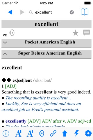 Super Deluxe American English Dictionary screenshot 2