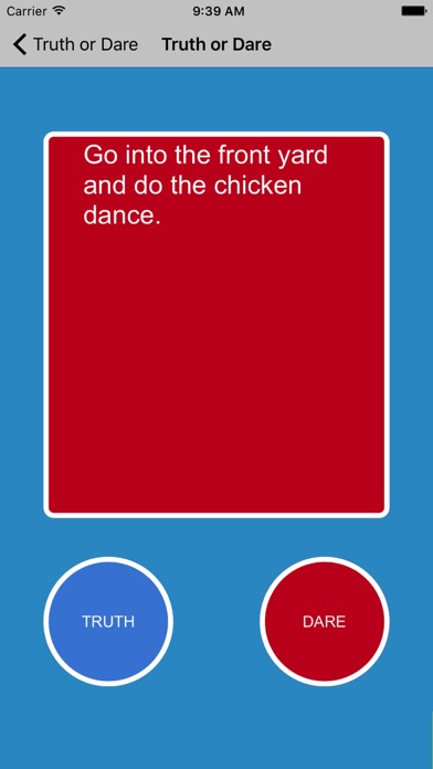 Truth Or Dare - Game Screenshot on iOS