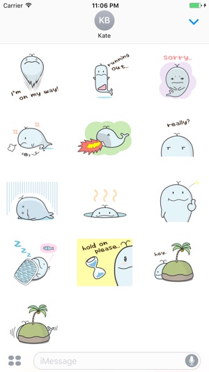 Gavin The Cute Whale English Stickers(圖3)-速報App